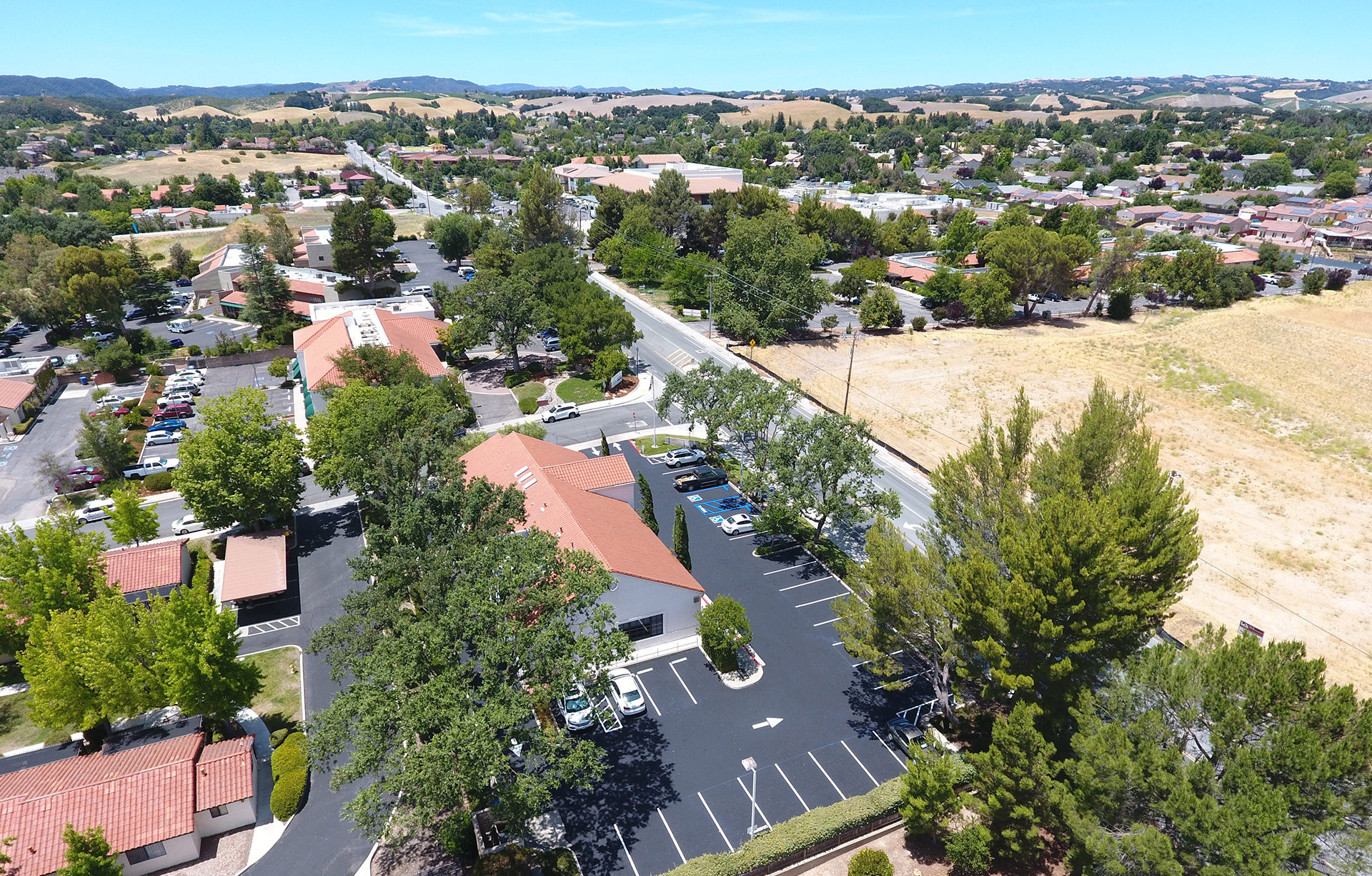 Las Tablas Rabobank Parking Lot | Ramsey Asphalt Construction