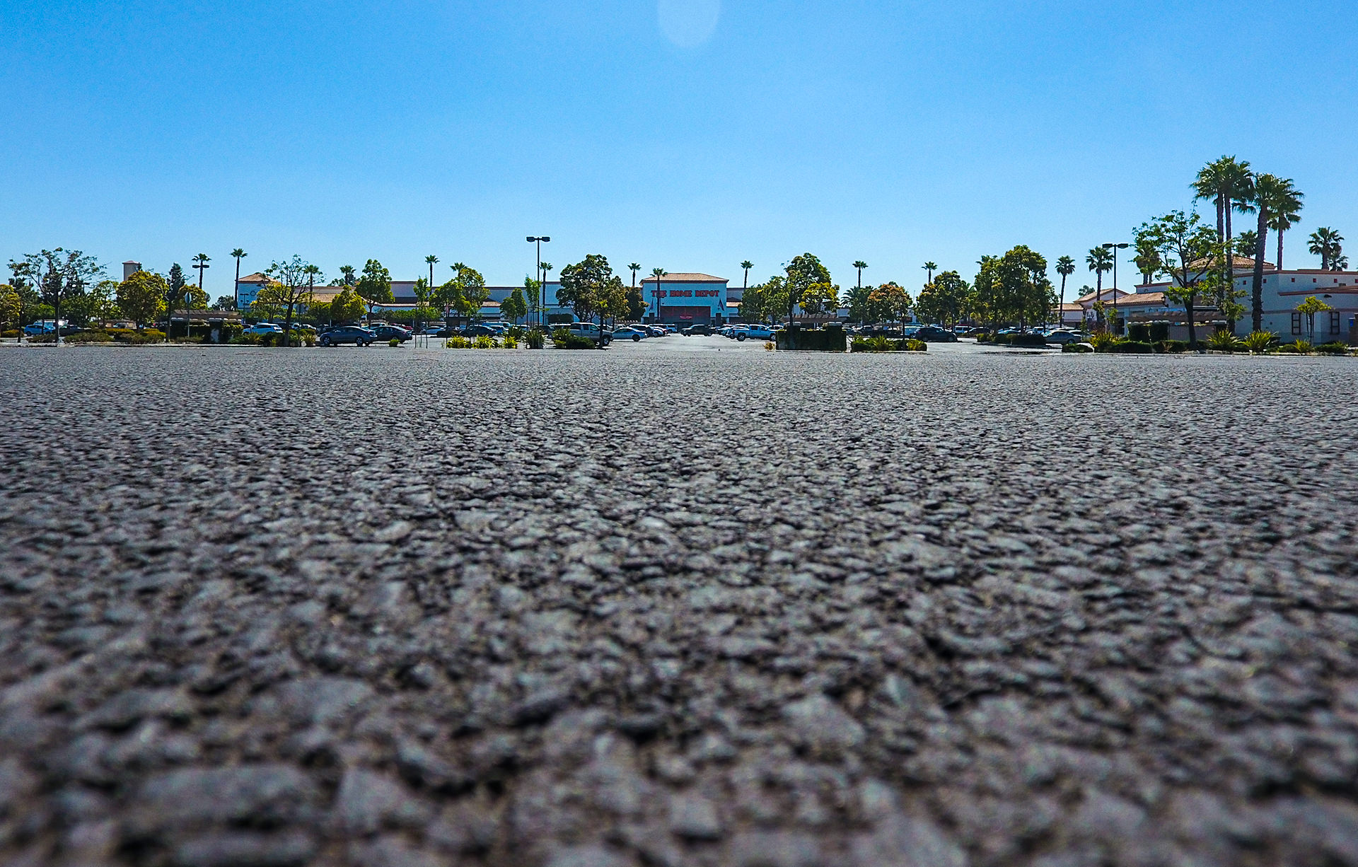 Home Depot Parking Lot | Ramsey Asphalt Construction