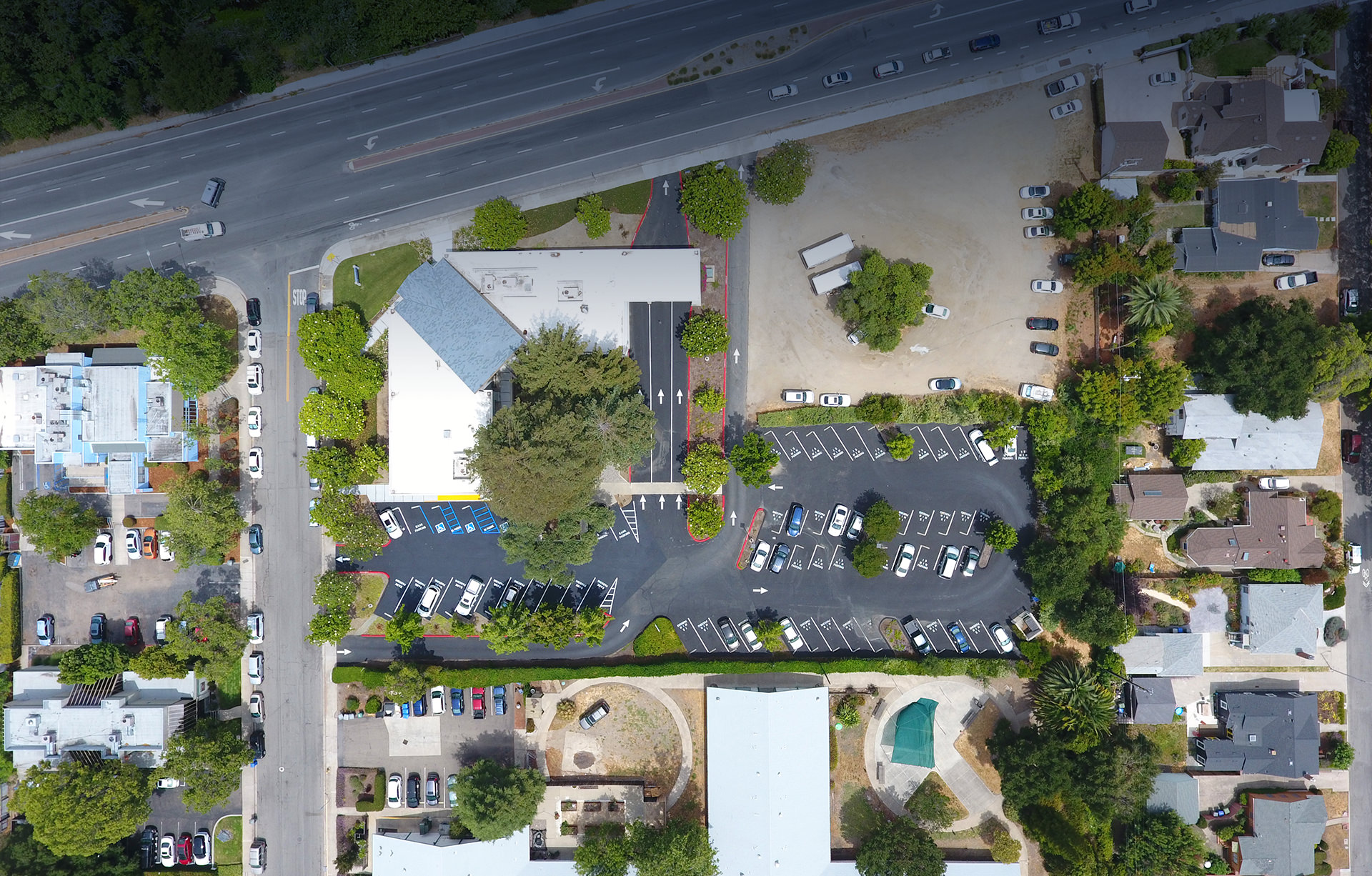 Santa Rosa Street Rabobank | Ramsey Asphalt Construction