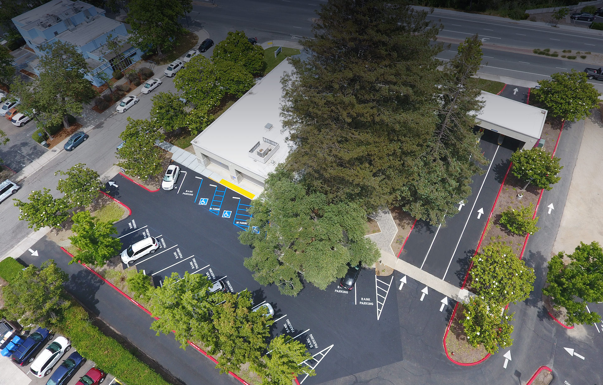 Santa Rosa Street Rabobank | Ramsey Asphalt Construction